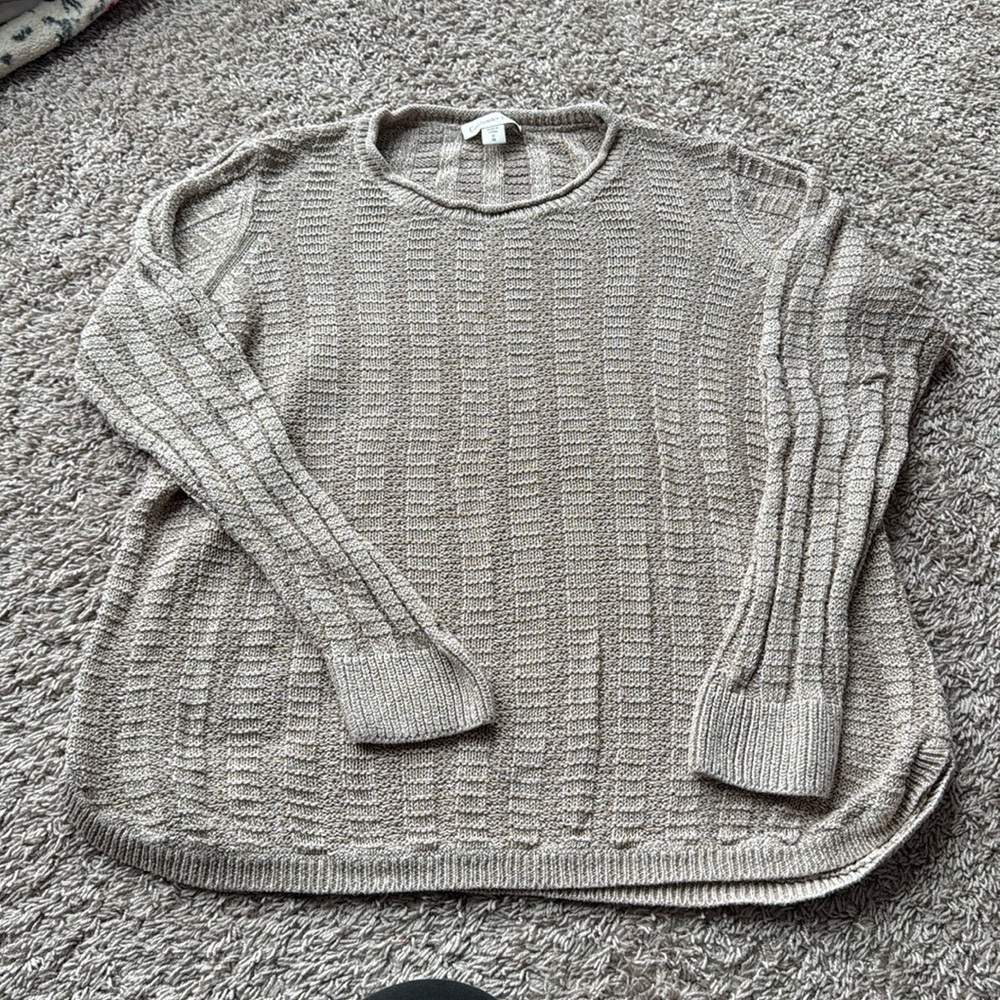 Cold water creek cable knit sweater